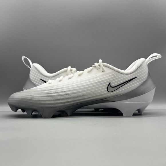 Nike Zoom Air Vapor Pro 1 Football Cleats FB3303-100 White Silver Men’s 12 main image 9